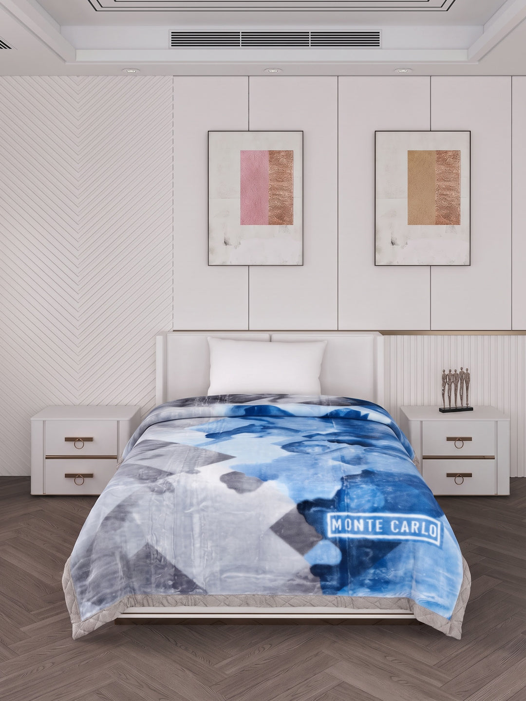 Printed Single Bed 2 Ply 890 GSM Blanket for Winter (Lavish Plus), Weight 3.15 kg