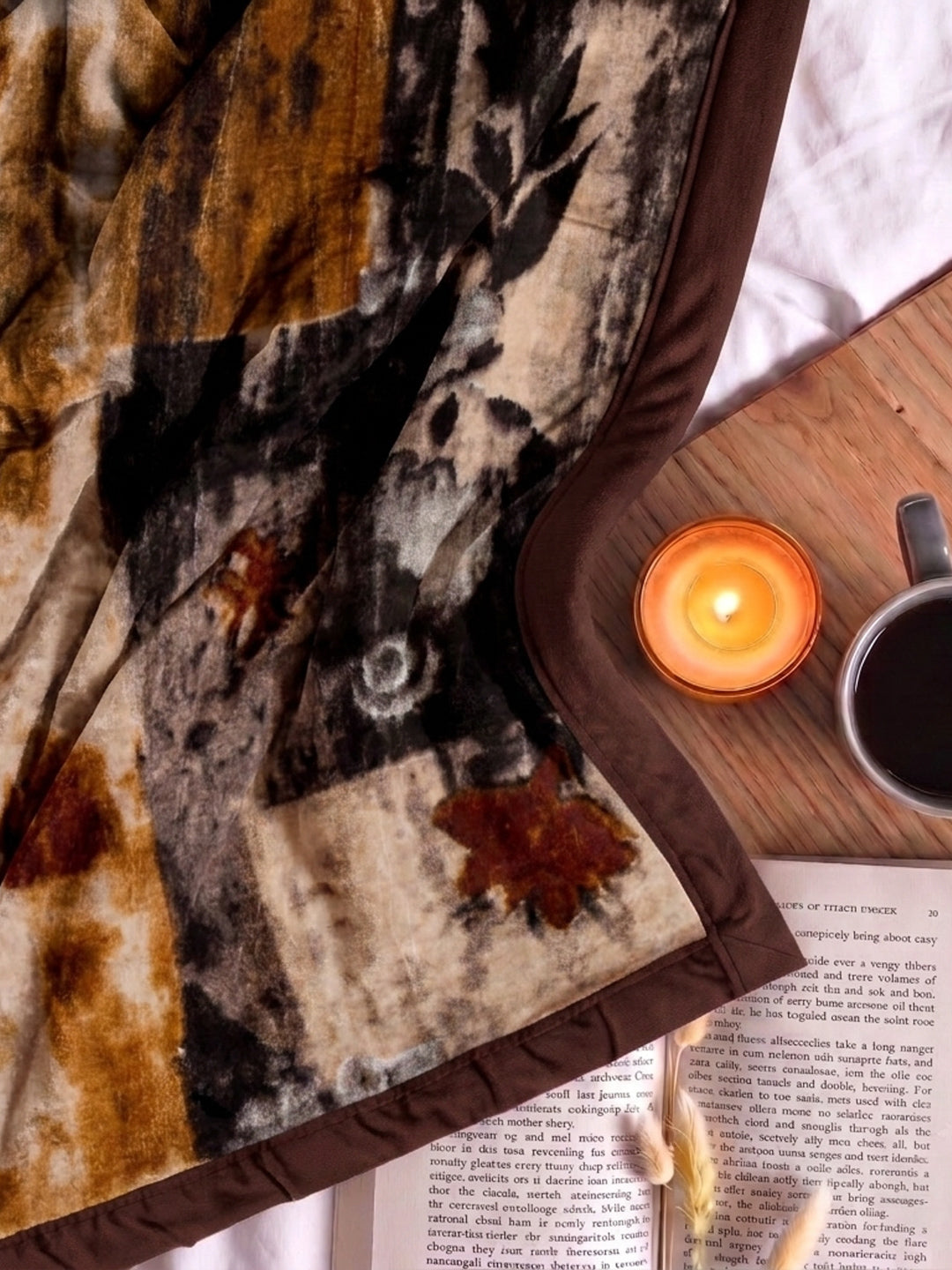 Printed Single Bed 2 Ply 890 GSM Blanket for Winter (Livo), Weight 3.15 kg