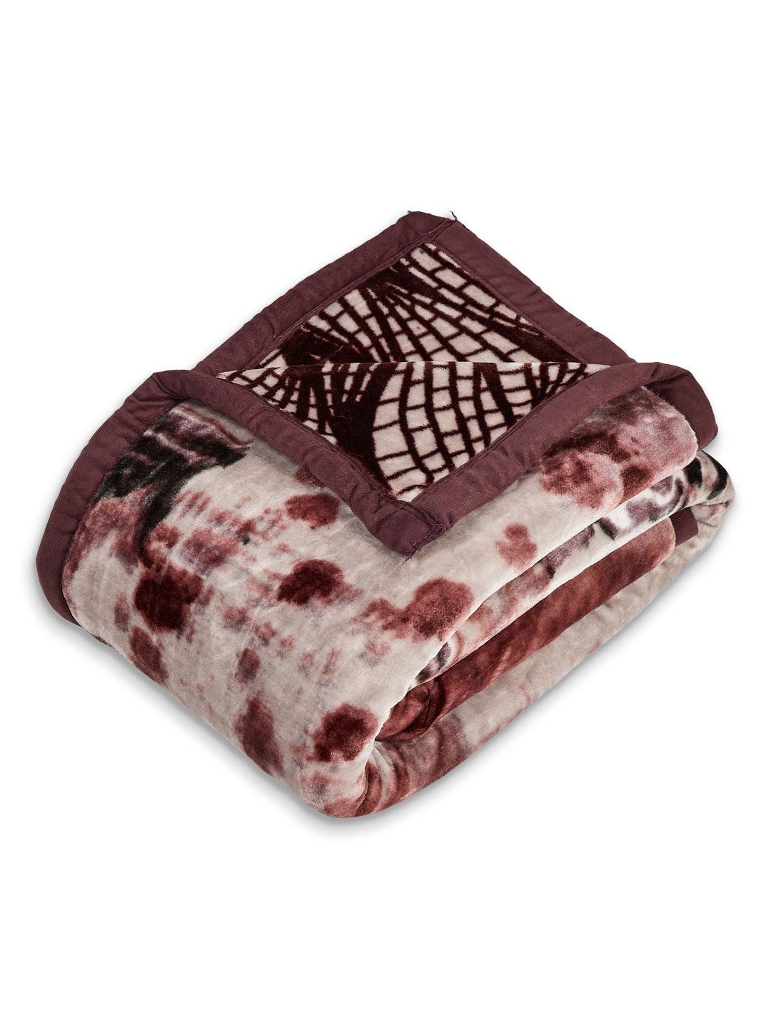 Printed Single Bed 2 Ply 890 GSM Blanket for Winter (Livo), Weight 3.15 kg