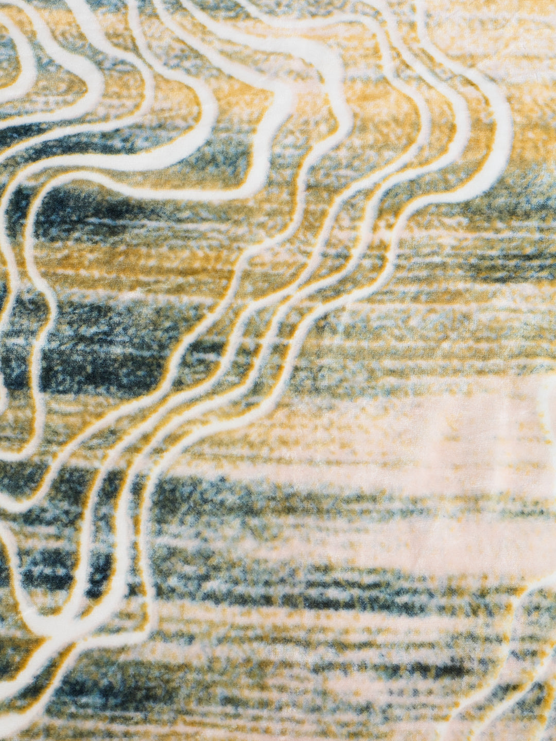 Printed Double Bed 2 Ply 870 GSM Blanket for Winter (Moon Valley), Weight 4.6 kg