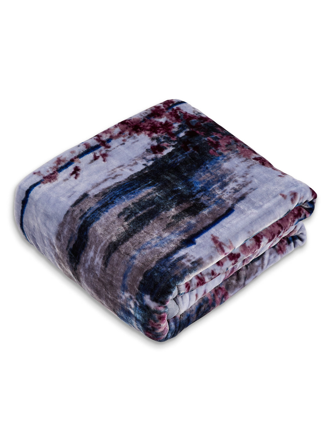 Printed Double Bed 2 Ply 870 GSM Blanket for Winter (Moon Valley), Weight 4.6 kg