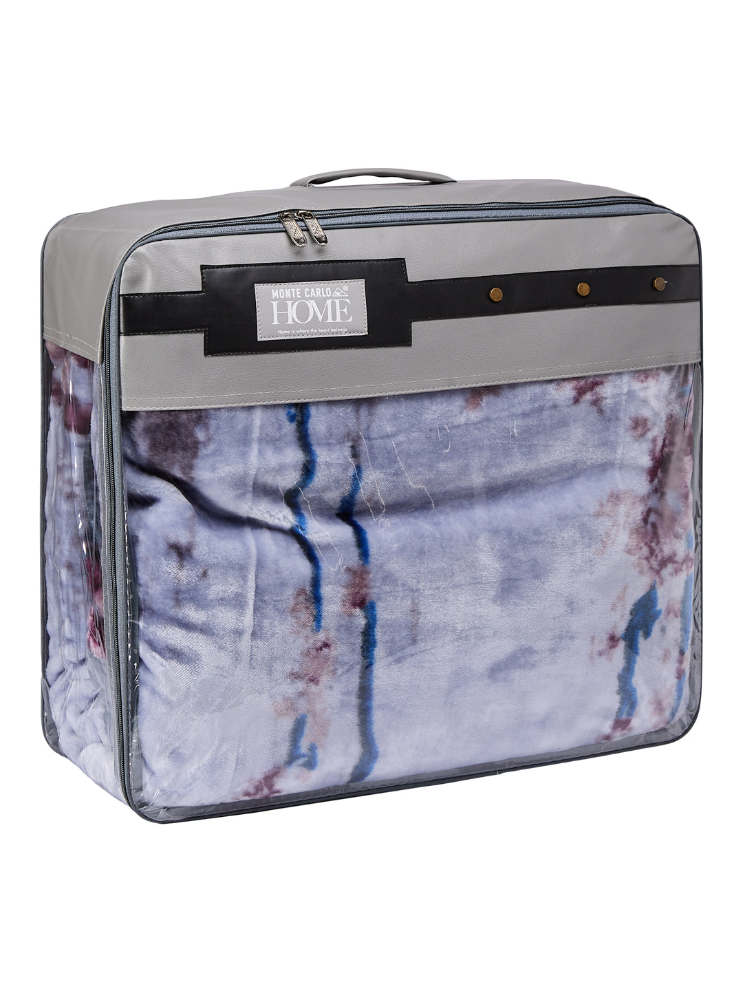 Printed Double Bed 2 Ply 870 GSM Blanket for Winter (Moon Valley), Weight 4.6 kg