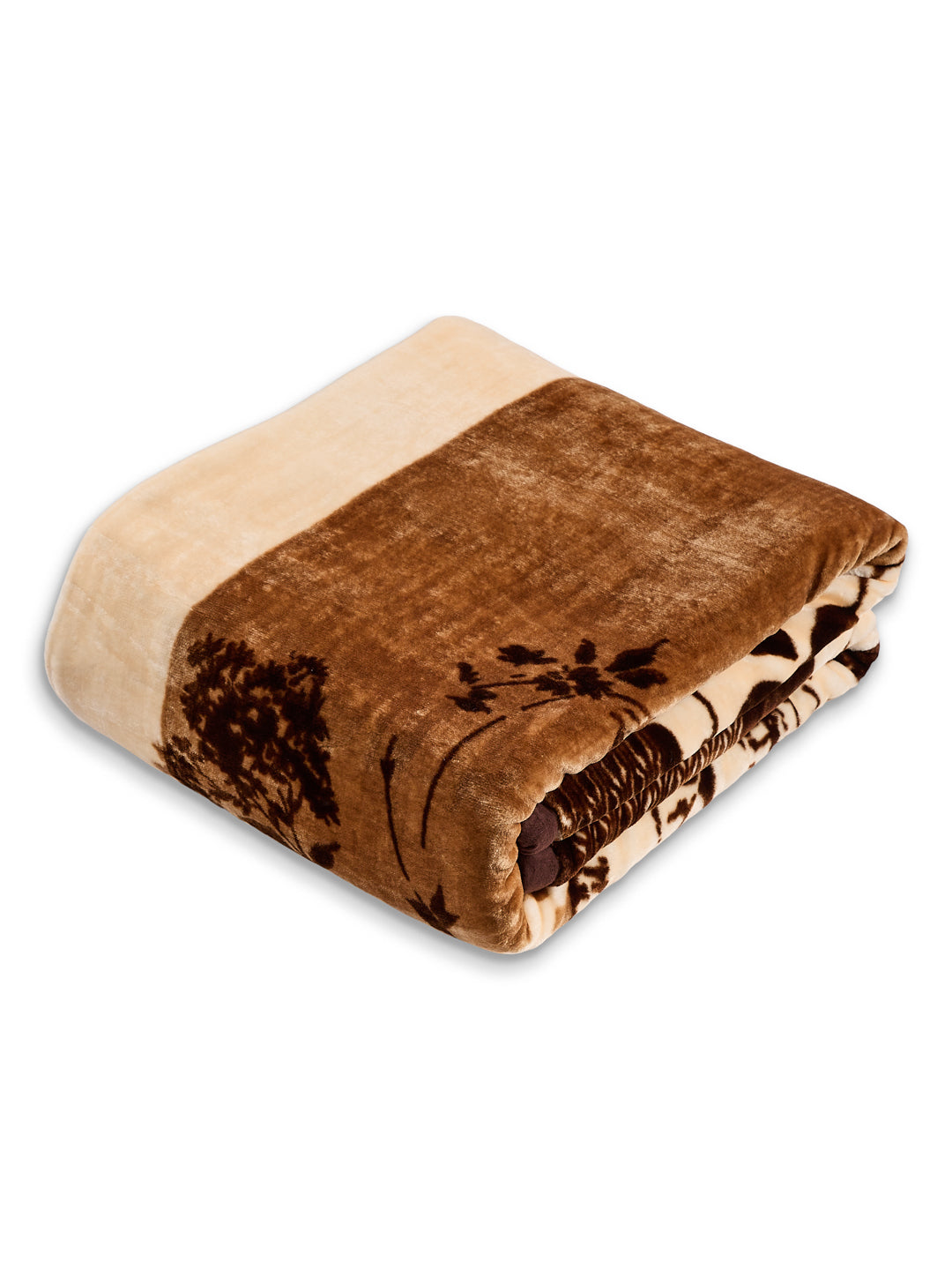 Printed Double Bed 2 Ply 870 GSM Blanket for Winter (Moon Valley), Weight 4.6 kg