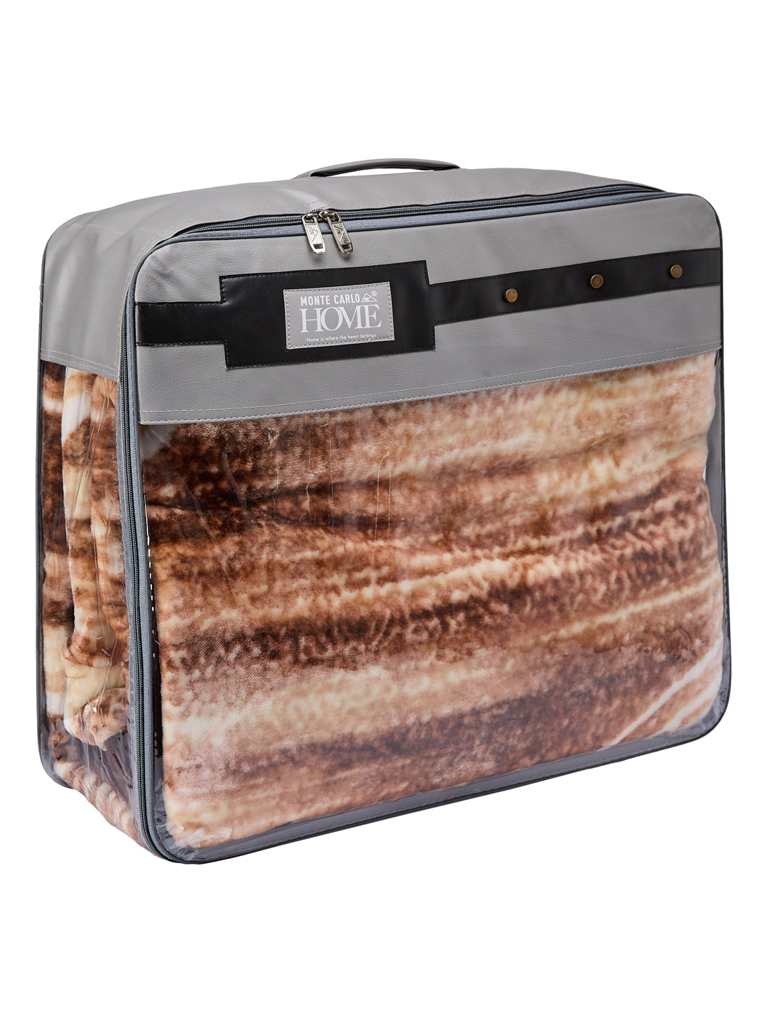 Printed Double Bed 2 Ply 870 GSM Blanket for Winter (Moon Valley), Weight 4.6 kg