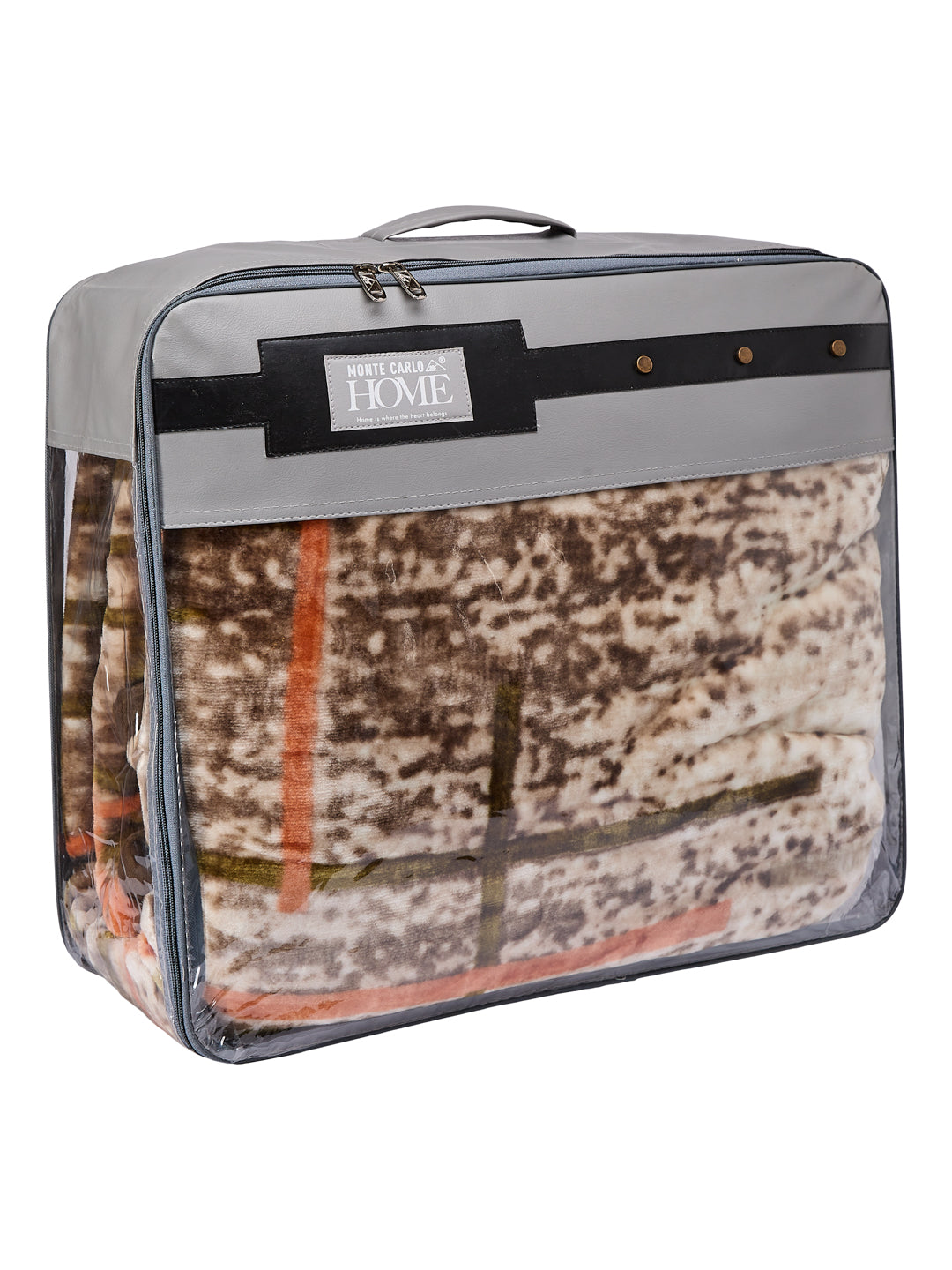 Printed Double Bed 2 Ply 870 GSM Blanket for Winter (Moon Valley), Weight 4.6 kg