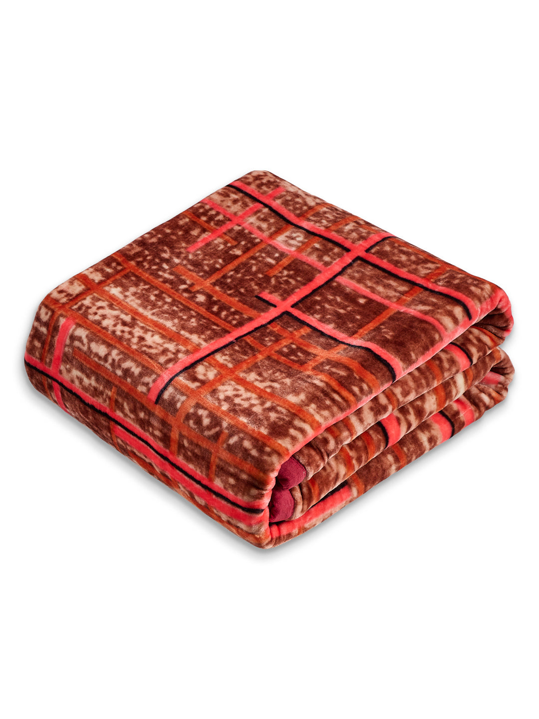 Printed Double Bed 2 Ply 870 GSM Blanket for Winter (Moon Valley), Weight 4.6 kg