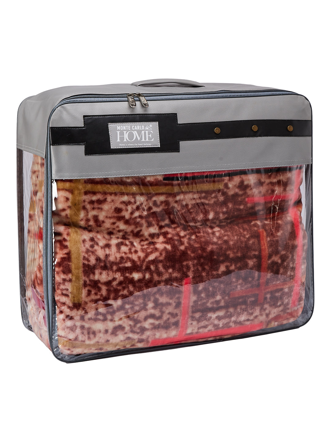 Printed Double Bed 2 Ply 870 GSM Blanket for Winter (Moon Valley), Weight 4.6 kg