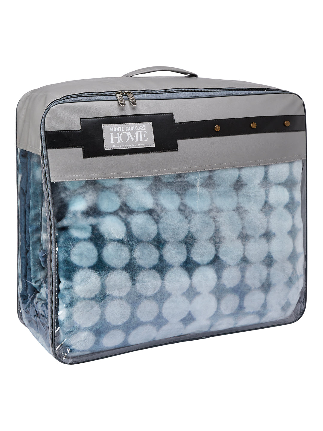 Printed Double Bed 2 Ply 870 GSM Blanket for Winter (Moon Valley), Weight 4.6 kg