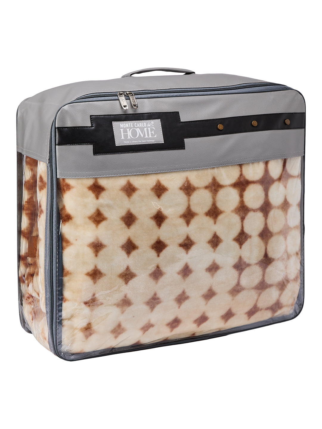 Printed Double Bed 2 Ply 870 GSM Blanket for Winter (Moon Valley), Weight 4.6 kg