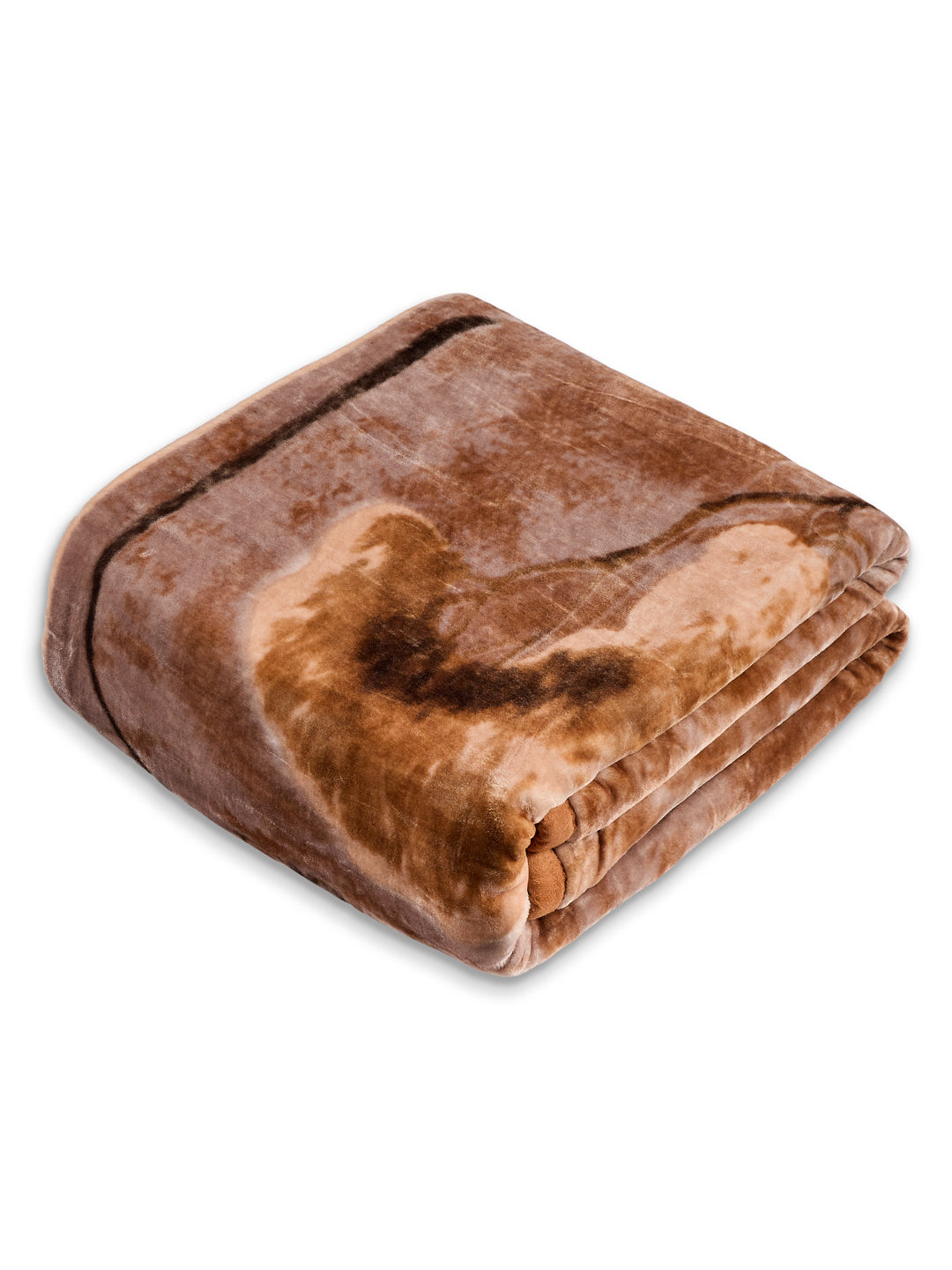 Printed Double Bed 2 Ply 870 GSM Blanket for Winter (Moon Valley), Weight 4.6 kg