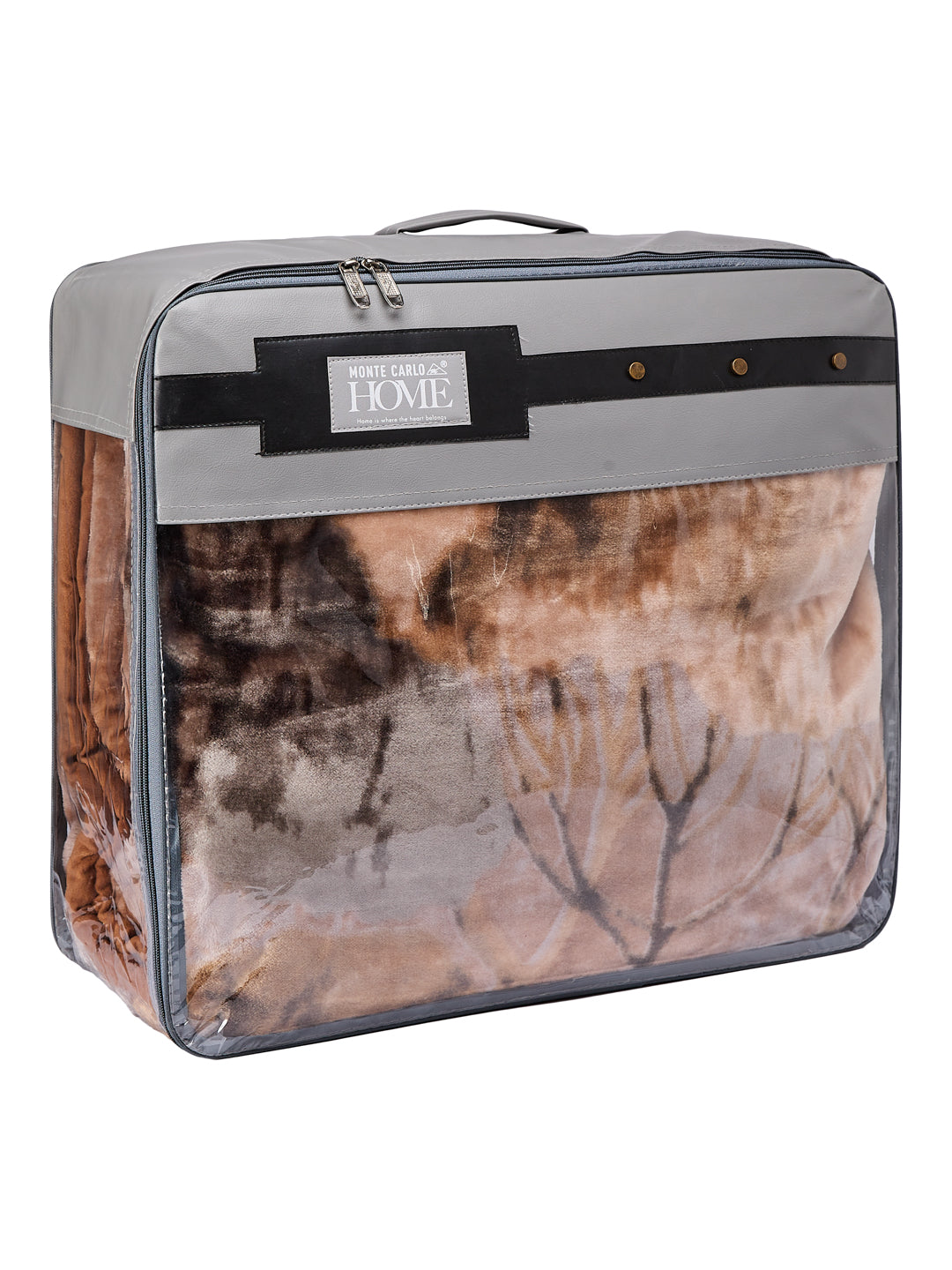Printed Double Bed 2 Ply 870 GSM Blanket for Winter (Moon Valley), Weight 4.6 kg