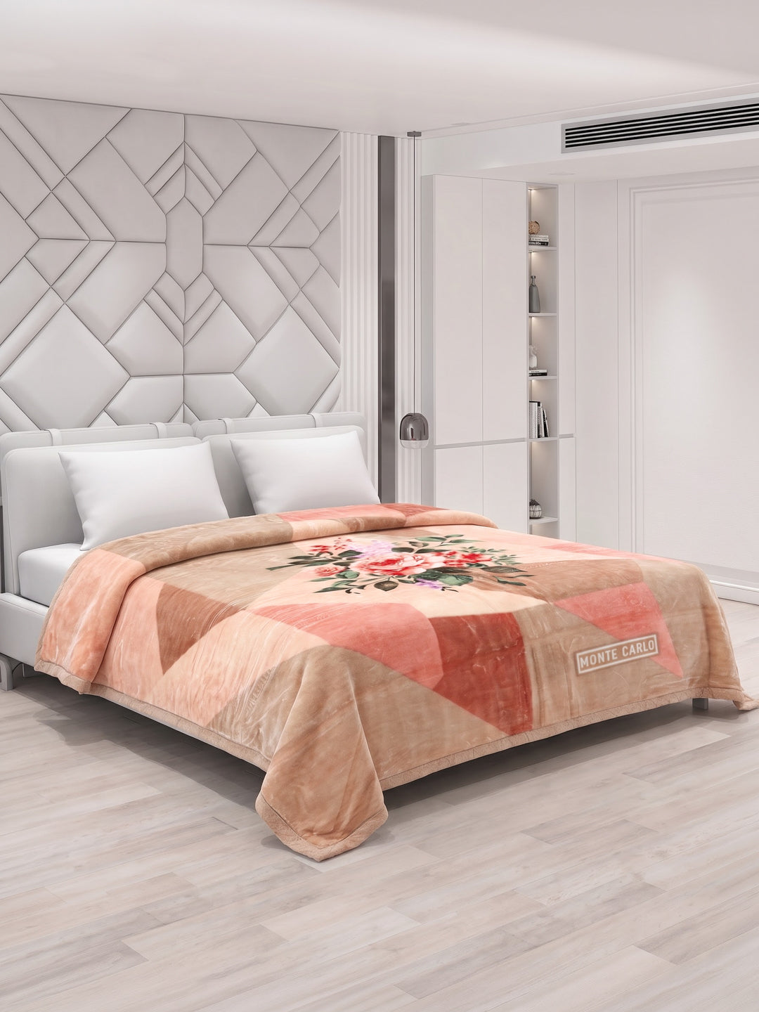 Printed Double Bed 2 Ply 870 GSM Blanket for Winter (Moon Valley Plus), Weight 4.6 kg