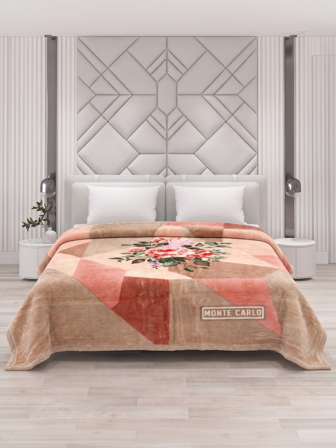 Printed Double Bed 2 Ply 870 GSM Blanket for Winter (Moon Valley Plus), Weight 4.6 kg