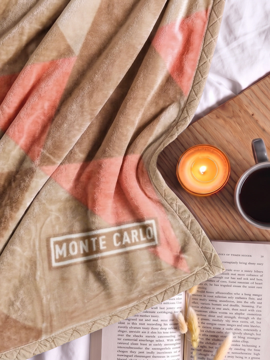 Printed Double Bed 2 Ply 870 GSM Blanket for Winter (Moon Valley Plus), Weight 4.6 kg
