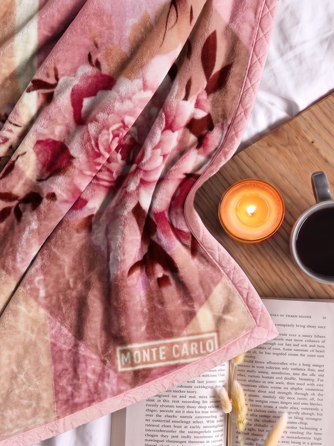 Printed Double Bed 2 Ply 870 GSM Blanket for Winter (Moon Valley Plus), Weight 4.6 kg