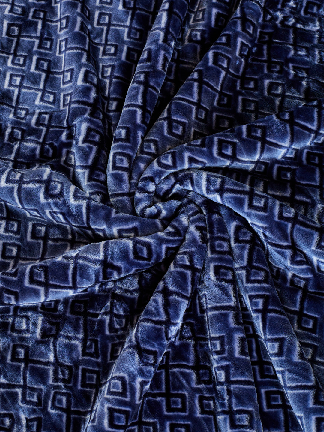 Floral Print Double Bed 3 Ply 950 GSM Blanket for Winter (Nagina), Weight 5 kg