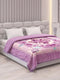 Floral Print Double Bed 3 Ply 950 GSM Blanket for Winter (Nagina), Weight 5 kg