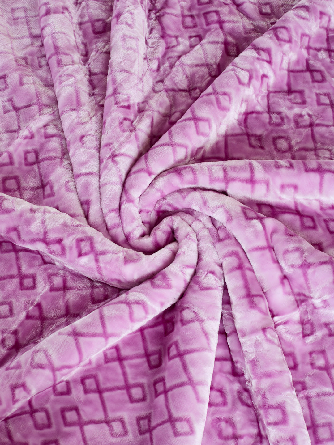 Floral Print Double Bed 3 Ply 950 GSM Blanket for Winter (Nagina), Weight 5 kg