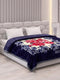 Floral Print Double Bed 3 Ply 950 GSM Blanket for Winter (Nagina), Weight 5 kg