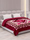 Floral Print Double Bed 3 Ply 950 GSM Blanket for Winter (Nagina), Weight 5 kg