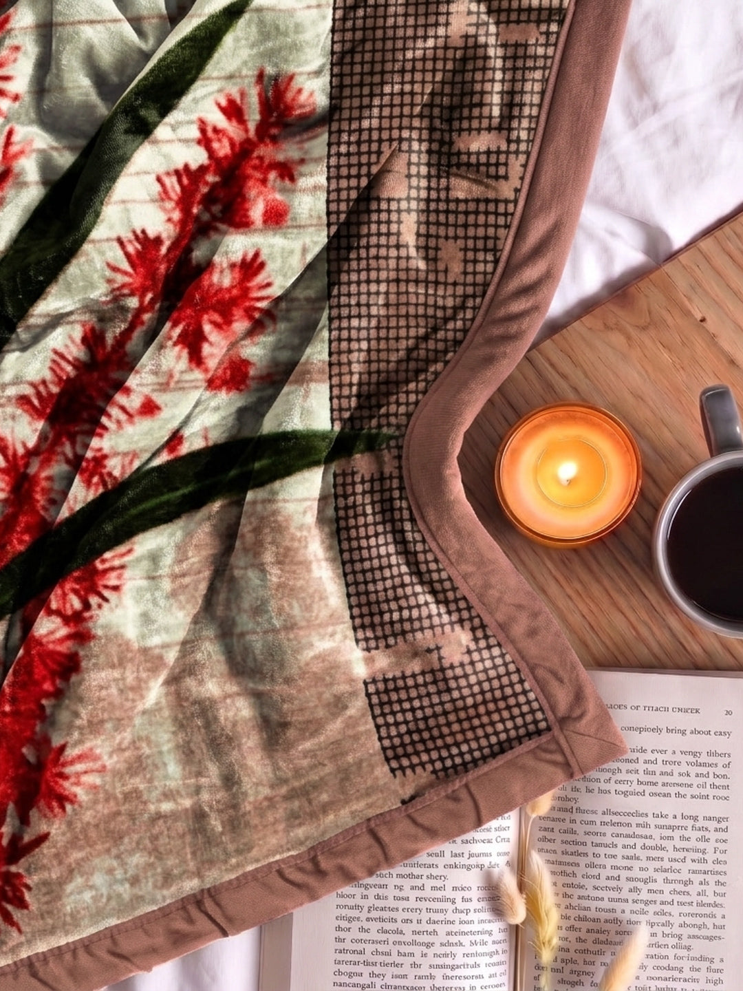 Printed Double Bed 2 Ply 990 GSM Blanket for Winter (Parker), Weight 5.25 kg