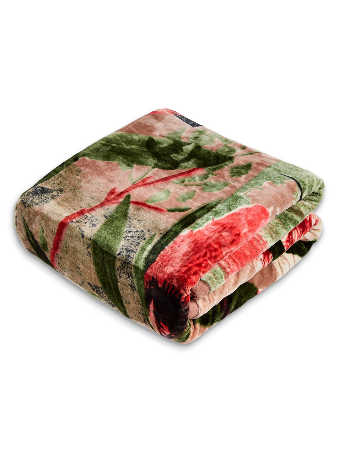 Printed Double Bed 2 Ply 990 GSM Blanket for Winter (Parker), Weight 5.25 kg