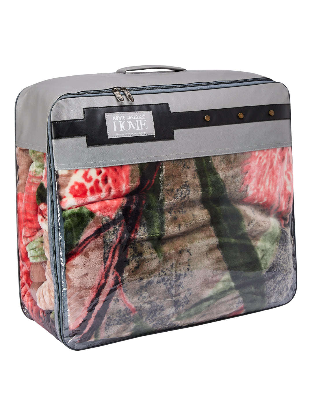 Printed Double Bed 2 Ply 990 GSM Blanket for Winter (Parker), Weight 5.25 kg