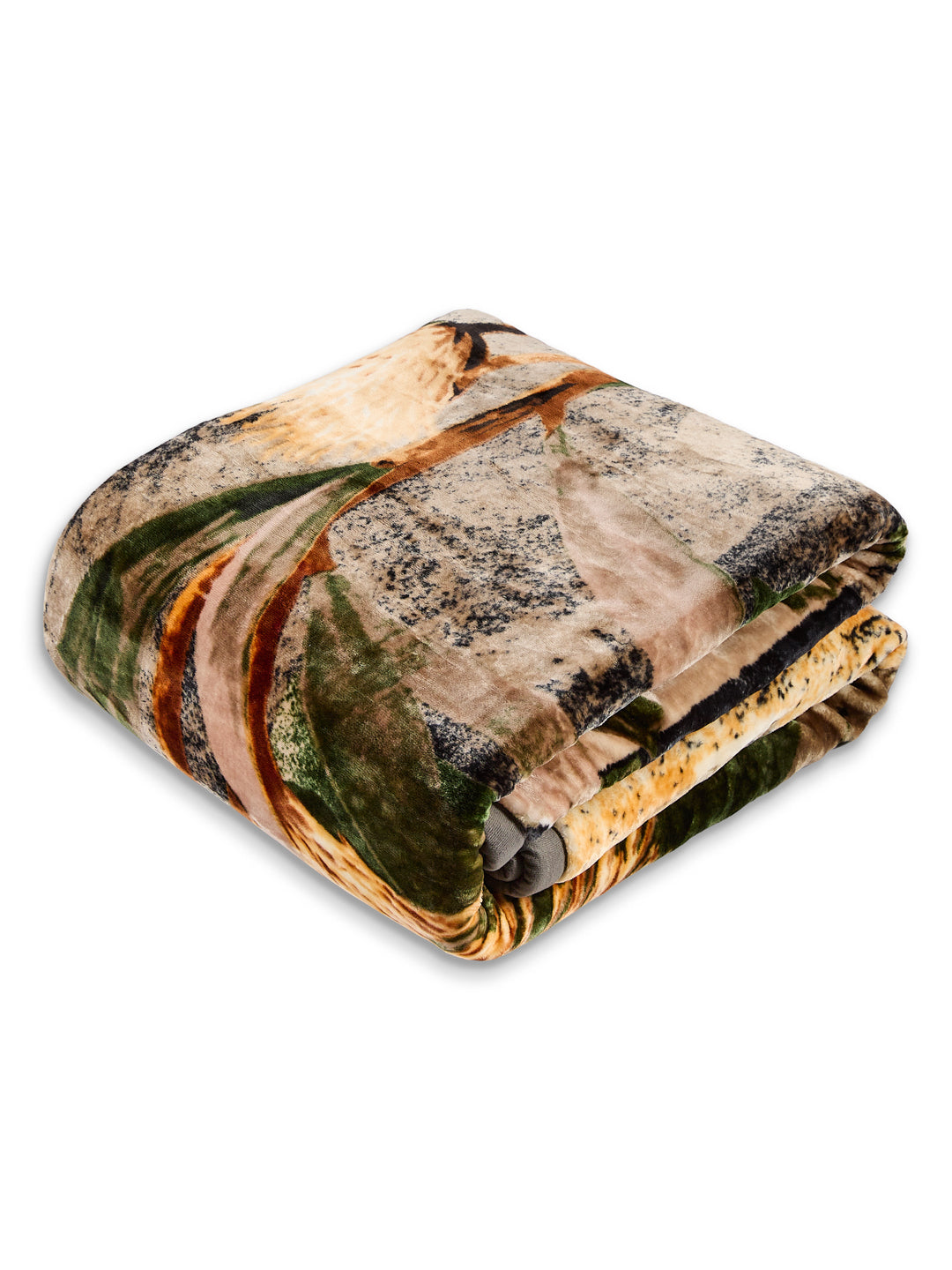 Printed Double Bed 2 Ply 990 GSM Blanket for Winter (Parker), Weight 5.25 kg