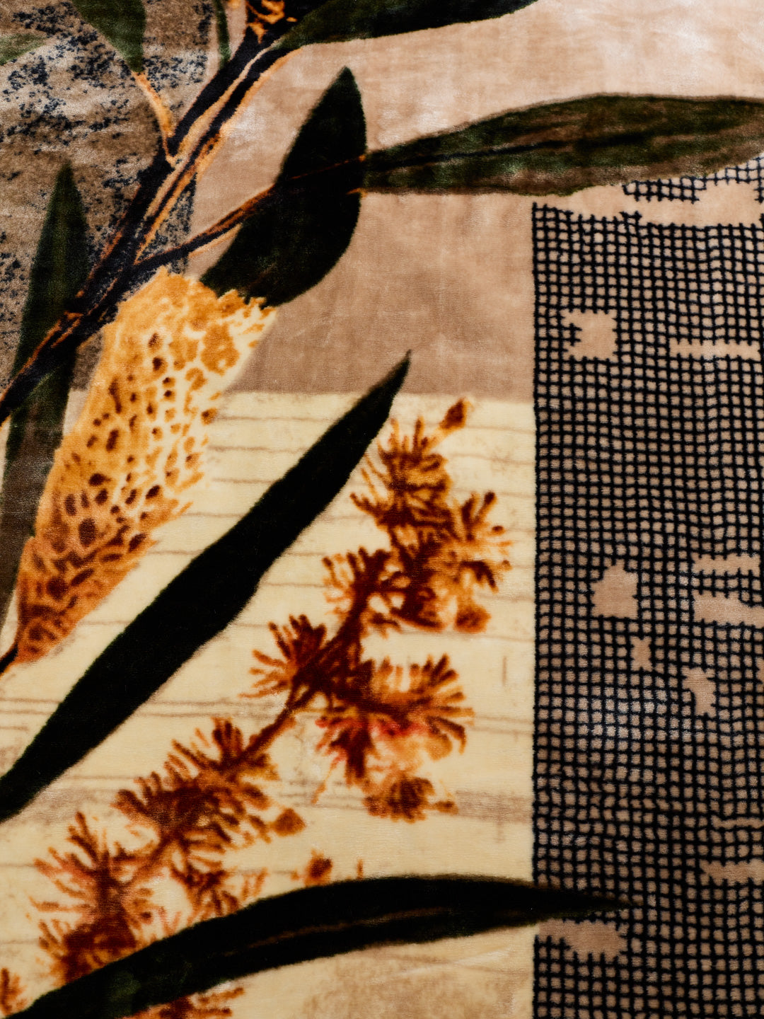 Printed Double Bed 2 Ply 990 GSM Blanket for Winter (Parker), Weight 5.25 kg