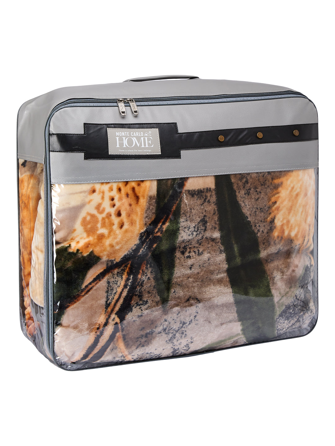 Printed Double Bed 2 Ply 990 GSM Blanket for Winter (Parker), Weight 5.25 kg