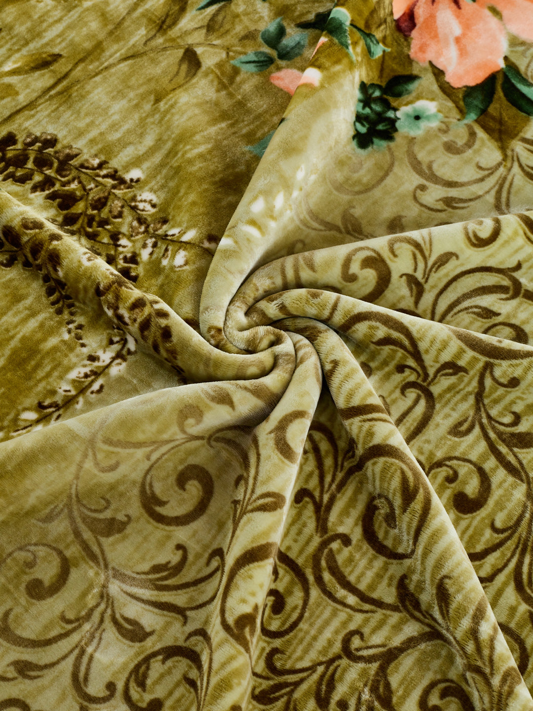 Printed Double Bed 2 Ply 990 GSM Blanket for Winter (Parker), Weight 5.25 kg
