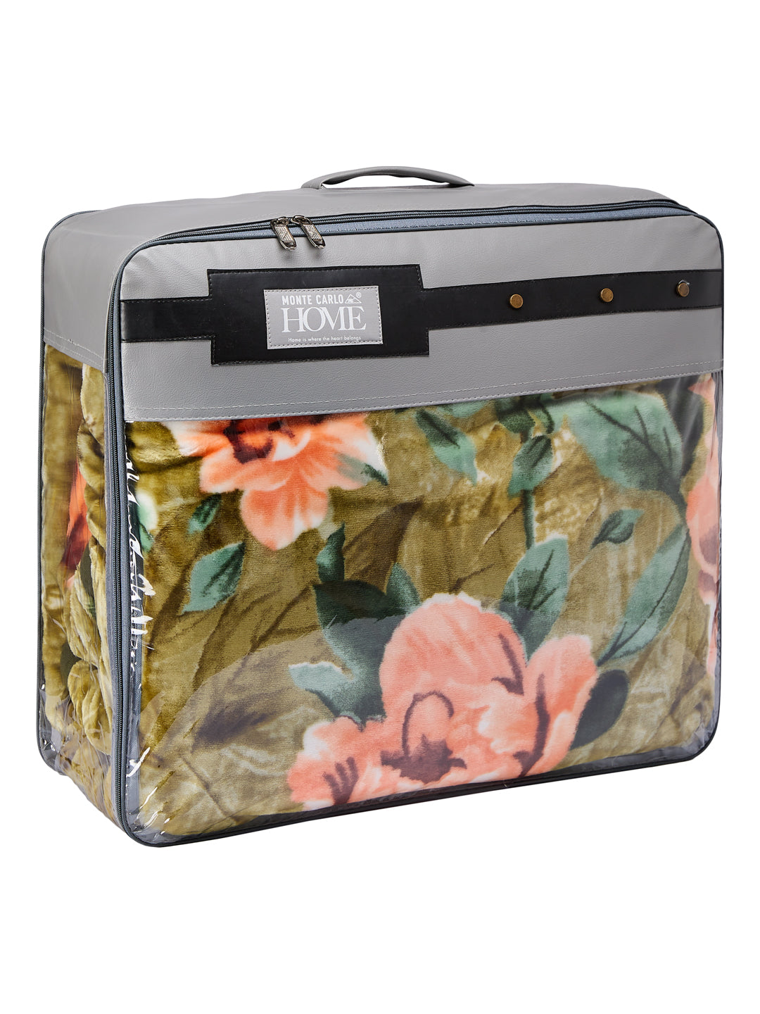 Printed Double Bed 2 Ply 990 GSM Blanket for Winter (Parker), Weight 5.25 kg