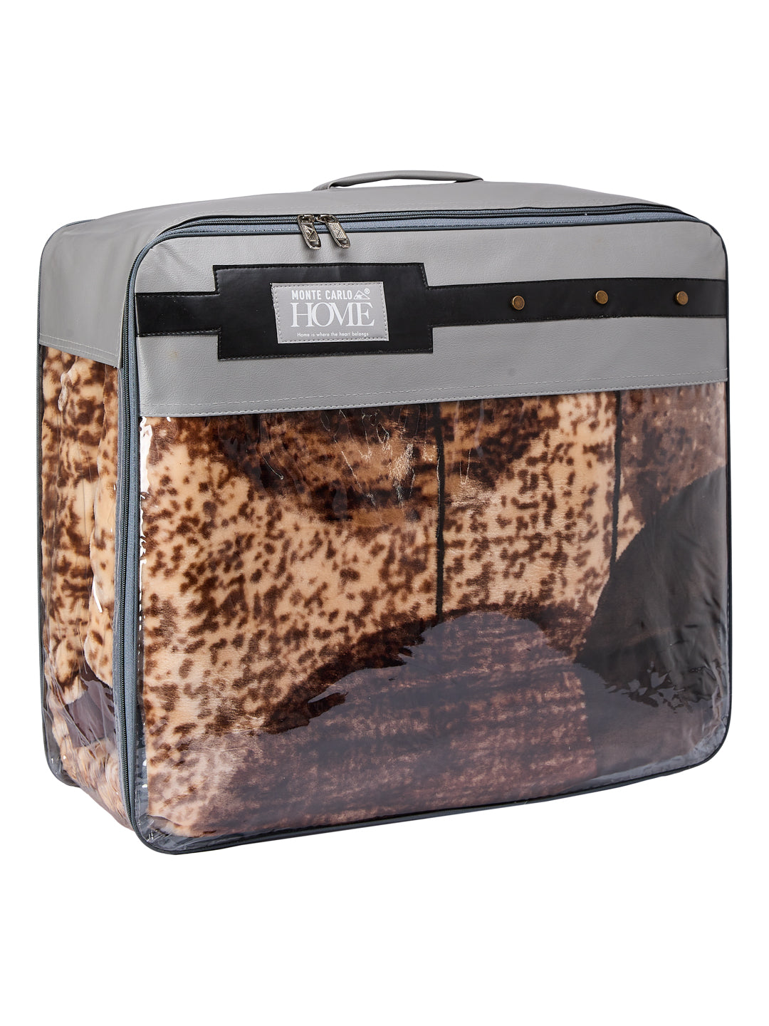 Printed Double Bed 2 Ply 990 GSM Blanket for Winter (Parker), Weight 5.25 kg