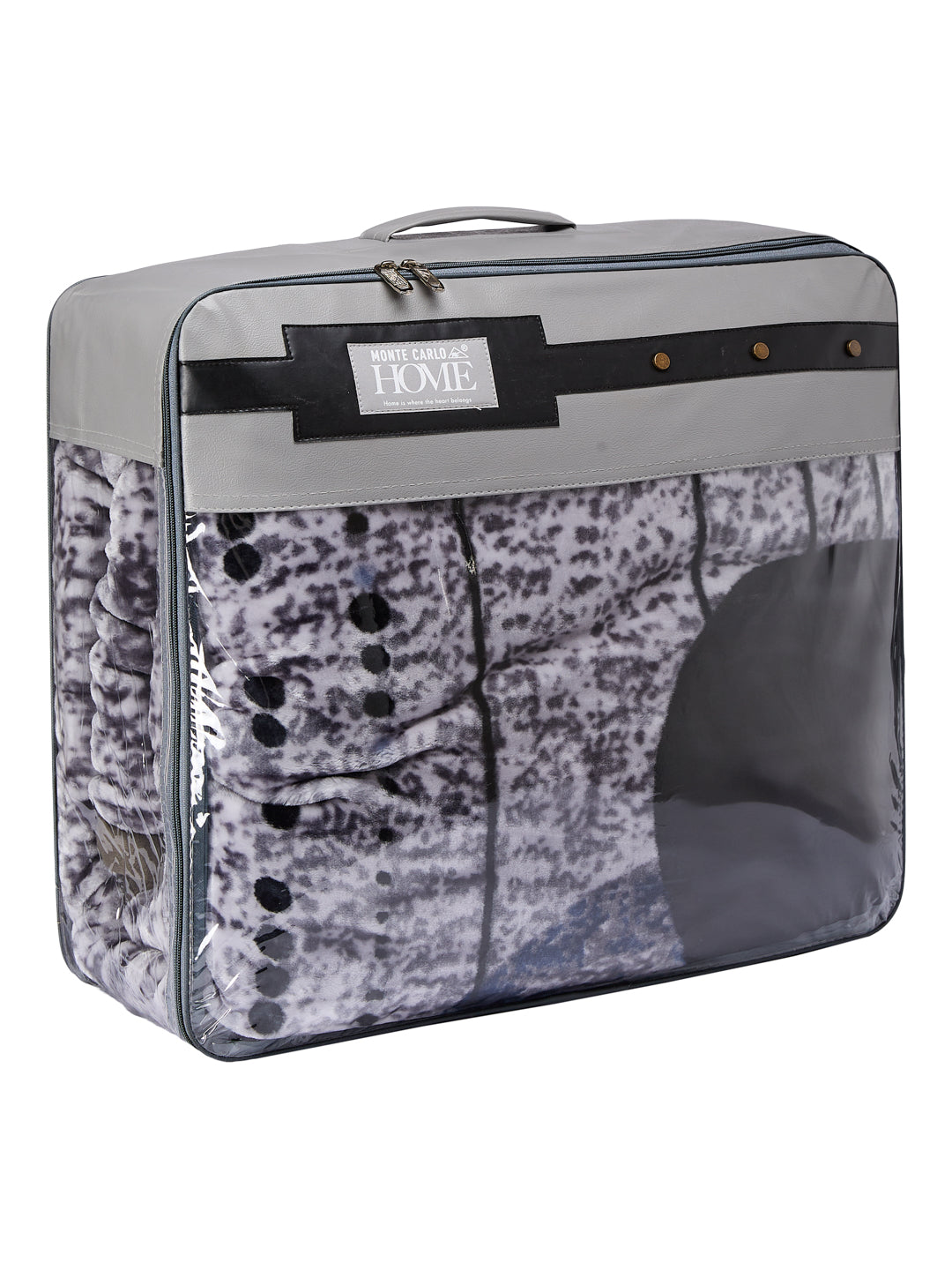 Printed Double Bed 2 Ply 990 GSM Blanket for Winter (Parker), Weight 5.25 kg