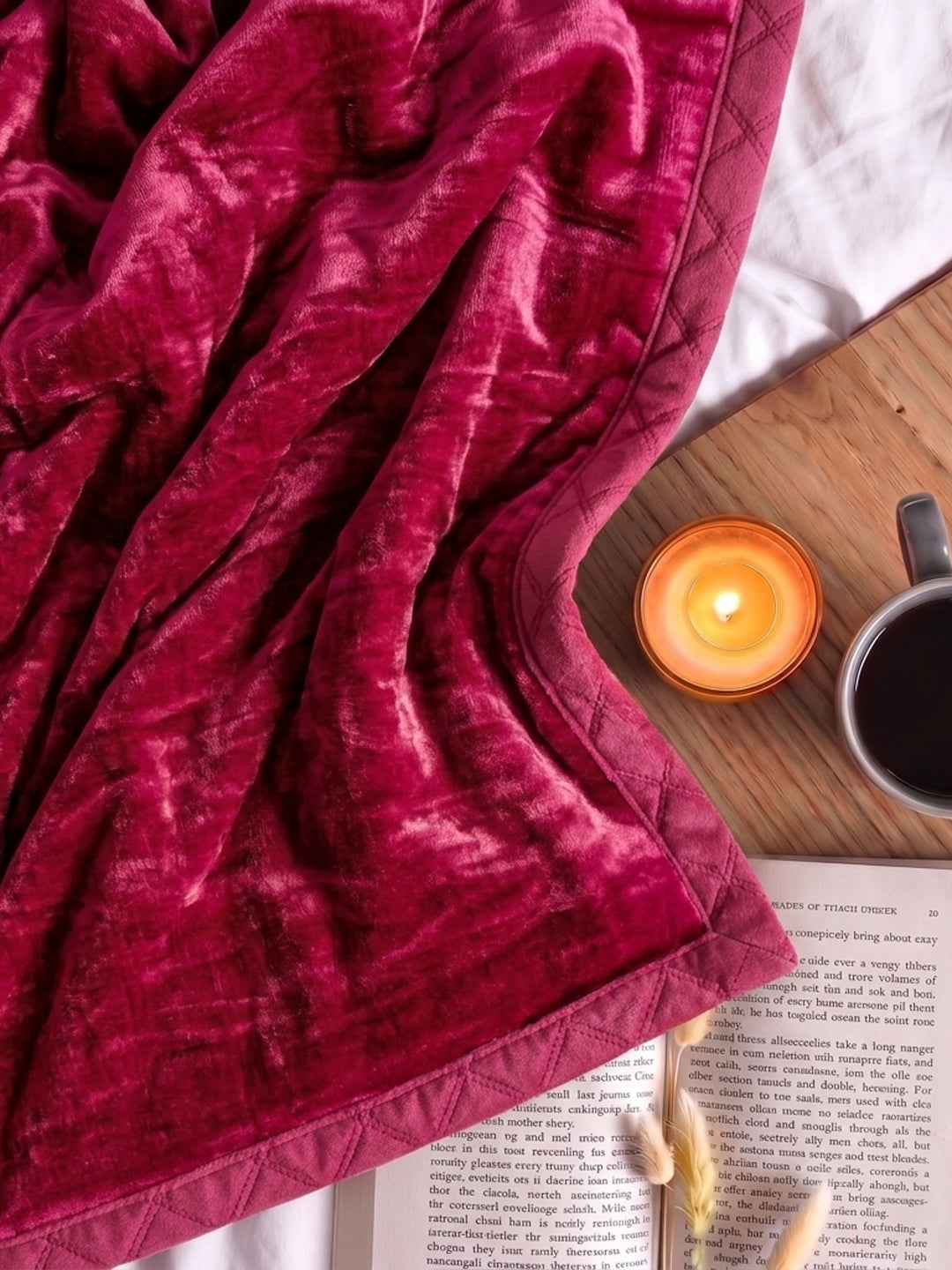 Floral Print Double Bed 2 Ply 1400 GSM Blanket for Winter (Rambo 3D), Weight 7.5 kg