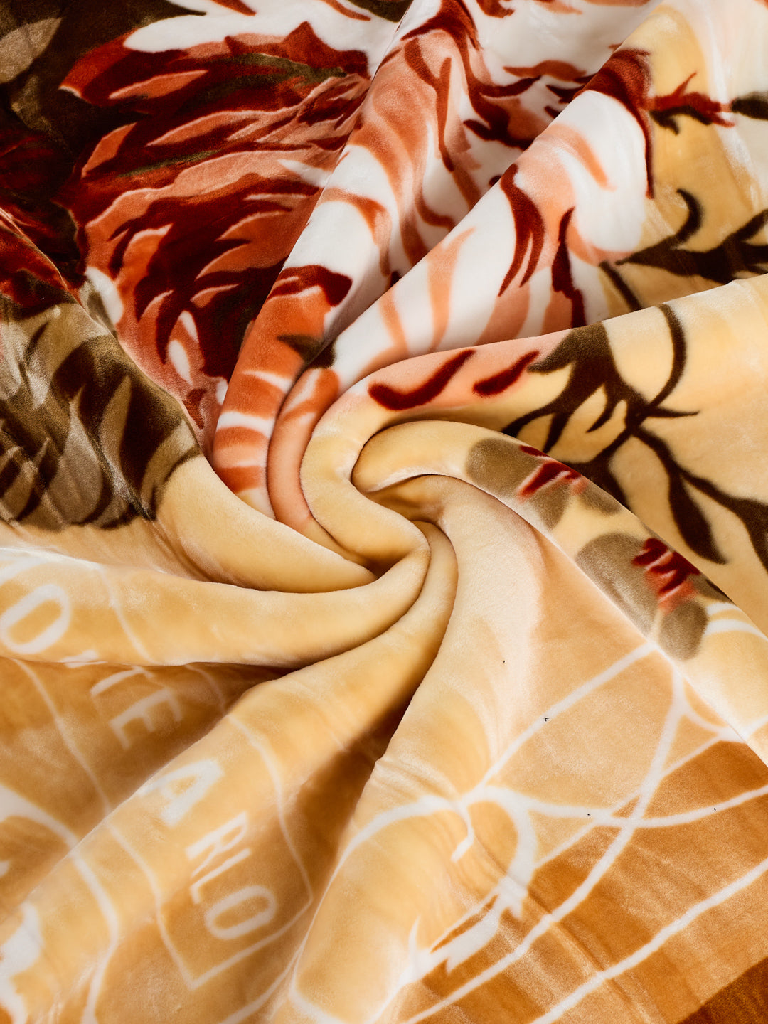 Floral Print Double Bed 2 Ply 1400 GSM Blanket for Winter (Rambo 3D), Weight 7.5 kg