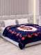 Floral Print Double Bed 2 Ply 1400 GSM Blanket for Winter (Rambo 3D), Weight 7.5 kg