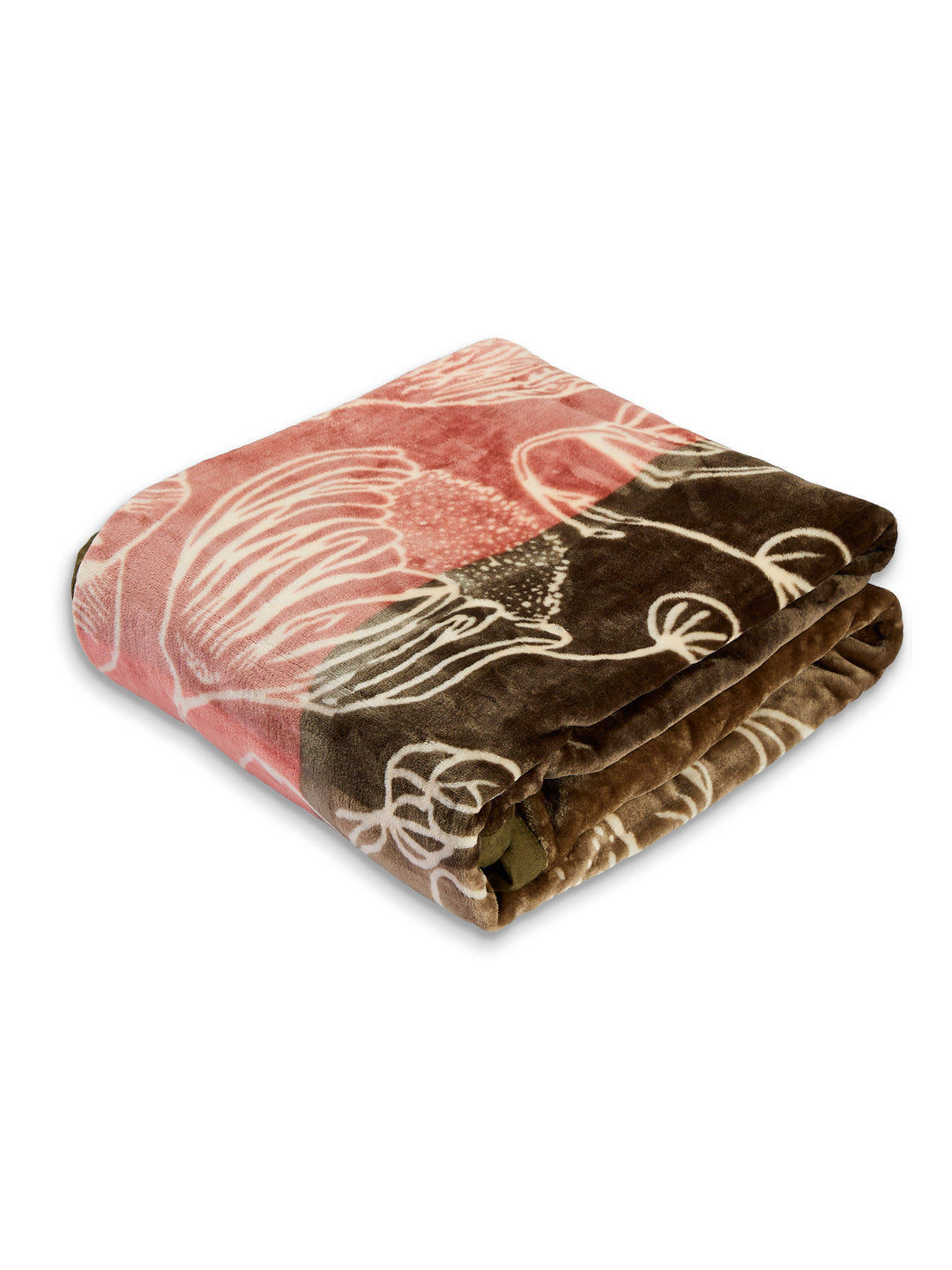 Printed Double Bed 1 Ply 500 GSM Blanket for Winter (Regal), Weight 2.4 kg