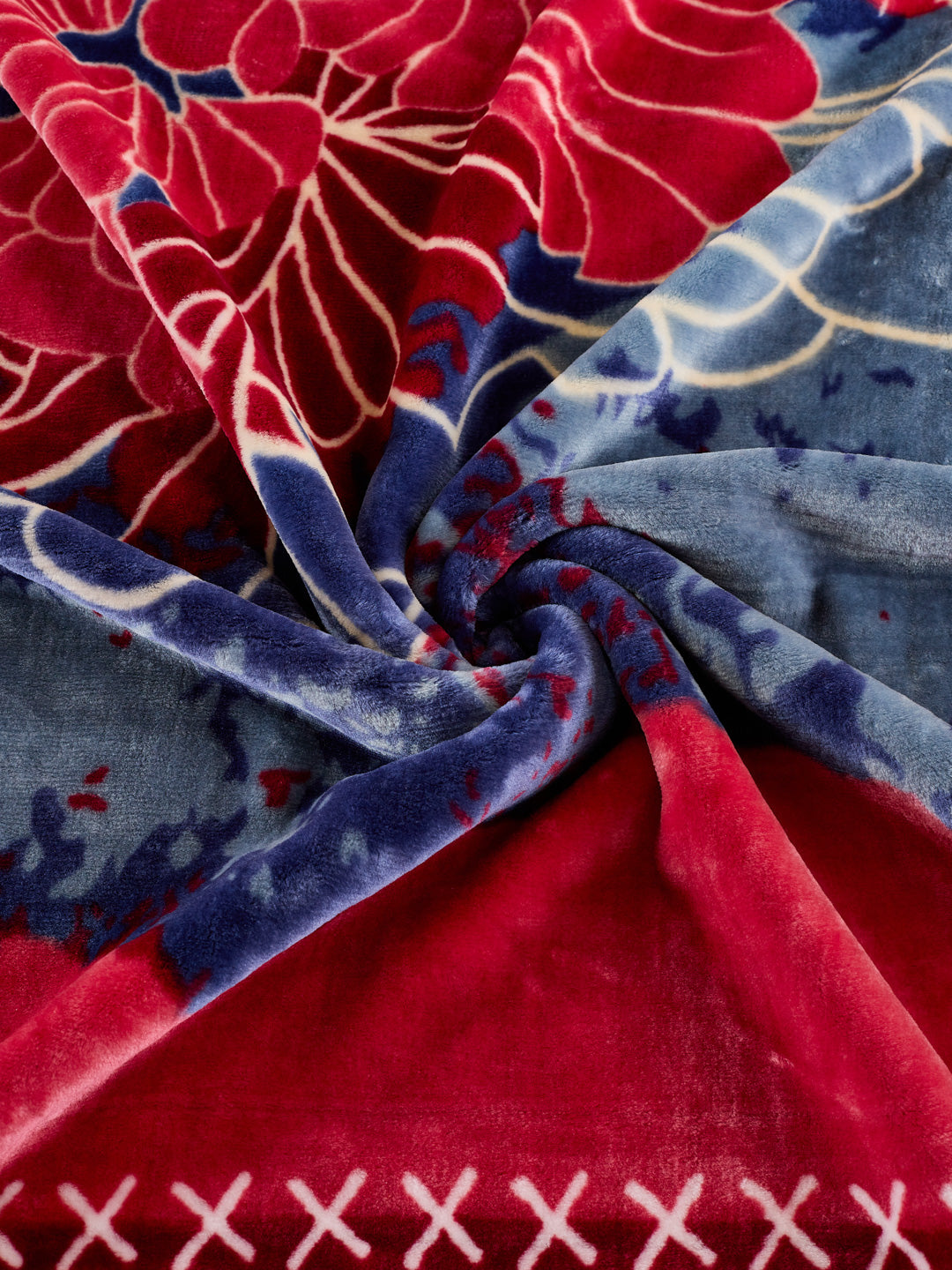 Printed Double Bed 1 Ply 500 GSM Blanket for Winter (Regal), Weight 2.4 kg