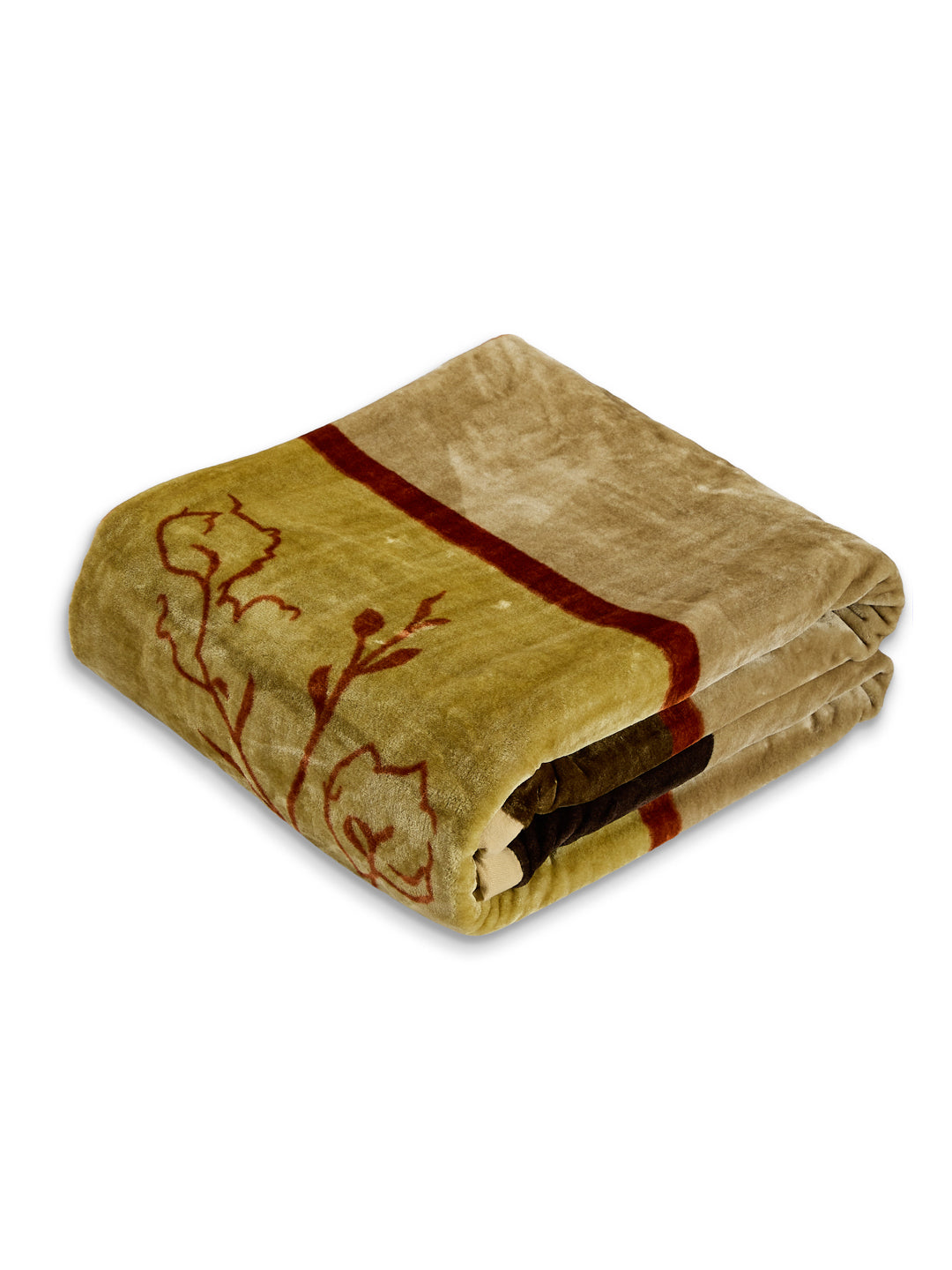 Printed Double Bed 1 Ply 500 GSM Blanket for Winter (Regal), Weight 2.4 kg