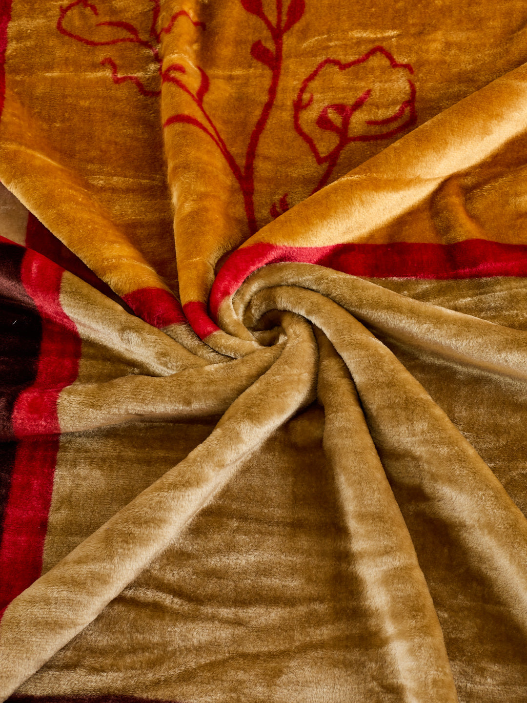 Printed Double Bed 1 Ply 500 GSM Blanket for Winter (Regal), Weight 2.4 kg