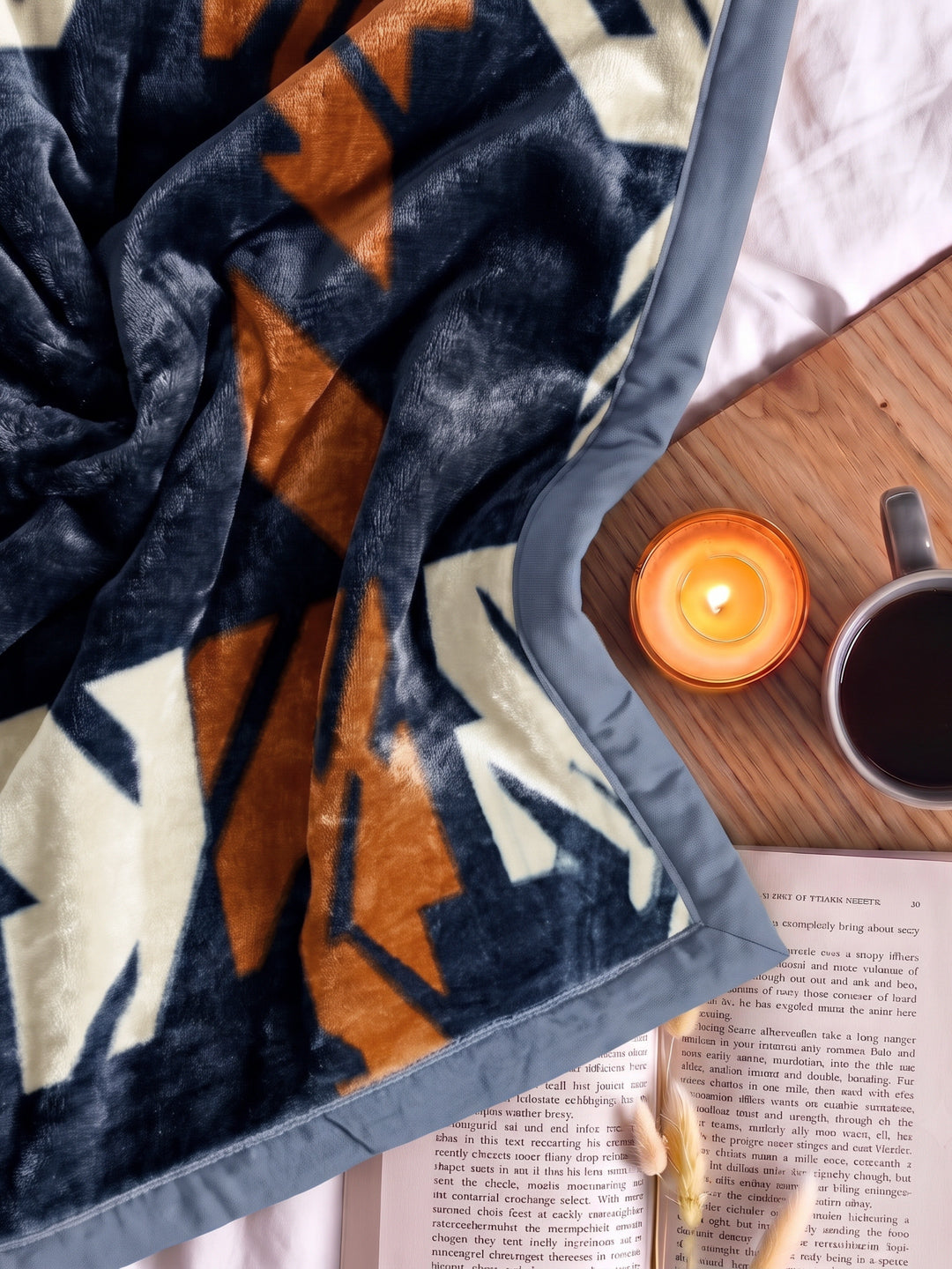 Printed Double Bed 1 Ply 500 GSM Blanket for Winter (Regal), Weight 2.4 kg