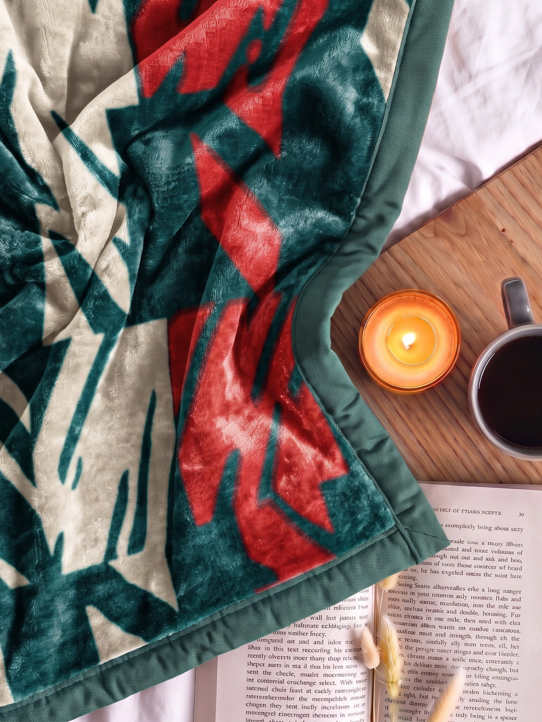 Printed Double Bed 1 Ply 500 GSM Blanket for Winter (Regal), Weight 2.4 kg