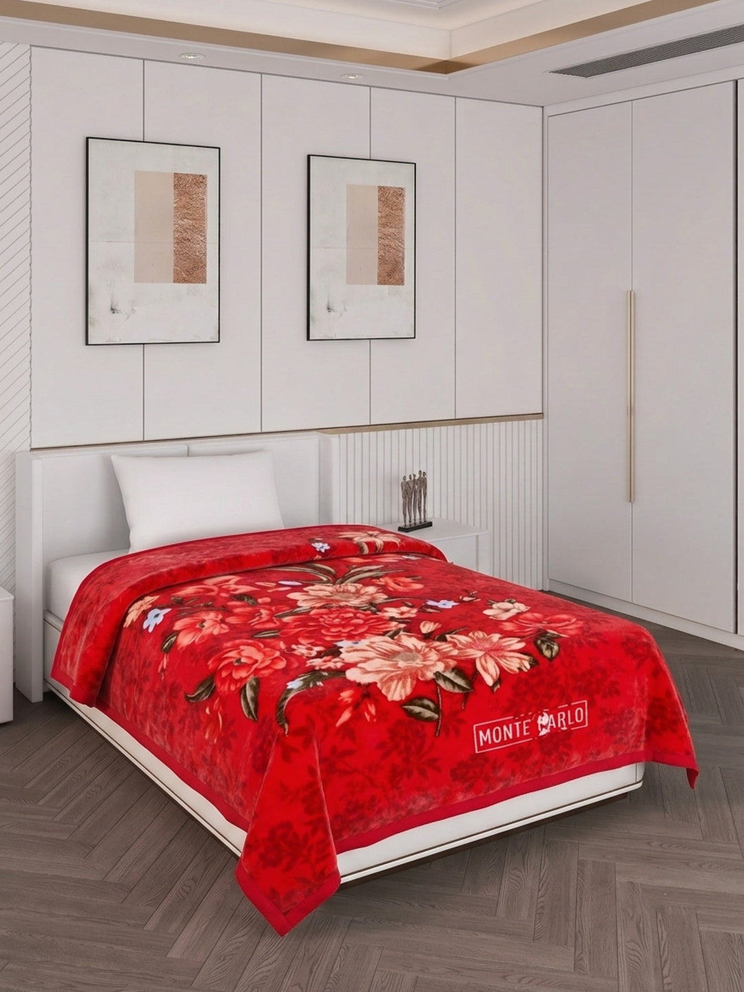 Printed Single Bed 1 Ply 520 GSM Blanket for Winter (Relation Plus), Weight 1.7 kg