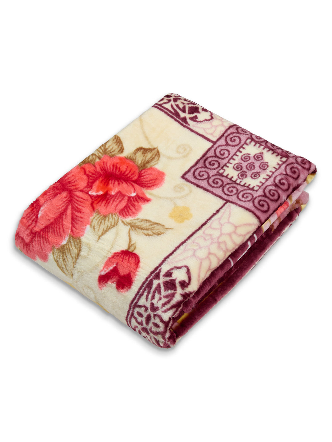 Printed Single Bed 1 Ply 520 GSM Blanket for Winter (Relation Plus), Weight 1.7 kg