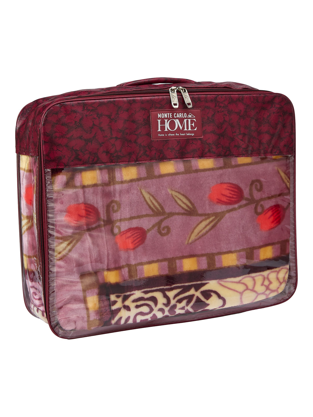Printed Single Bed 1 Ply 520 GSM Blanket for Winter (Relation Plus), Weight 1.7 kg