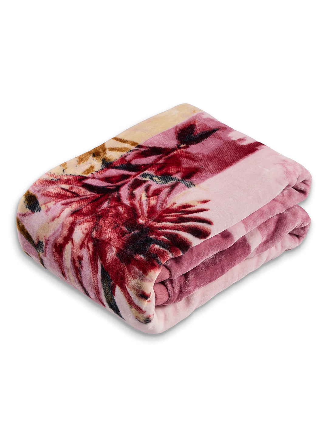 Printed Single Bed 1 Ply 580 GSM Blanket for Winter (Relations), Weight 1.9 kg