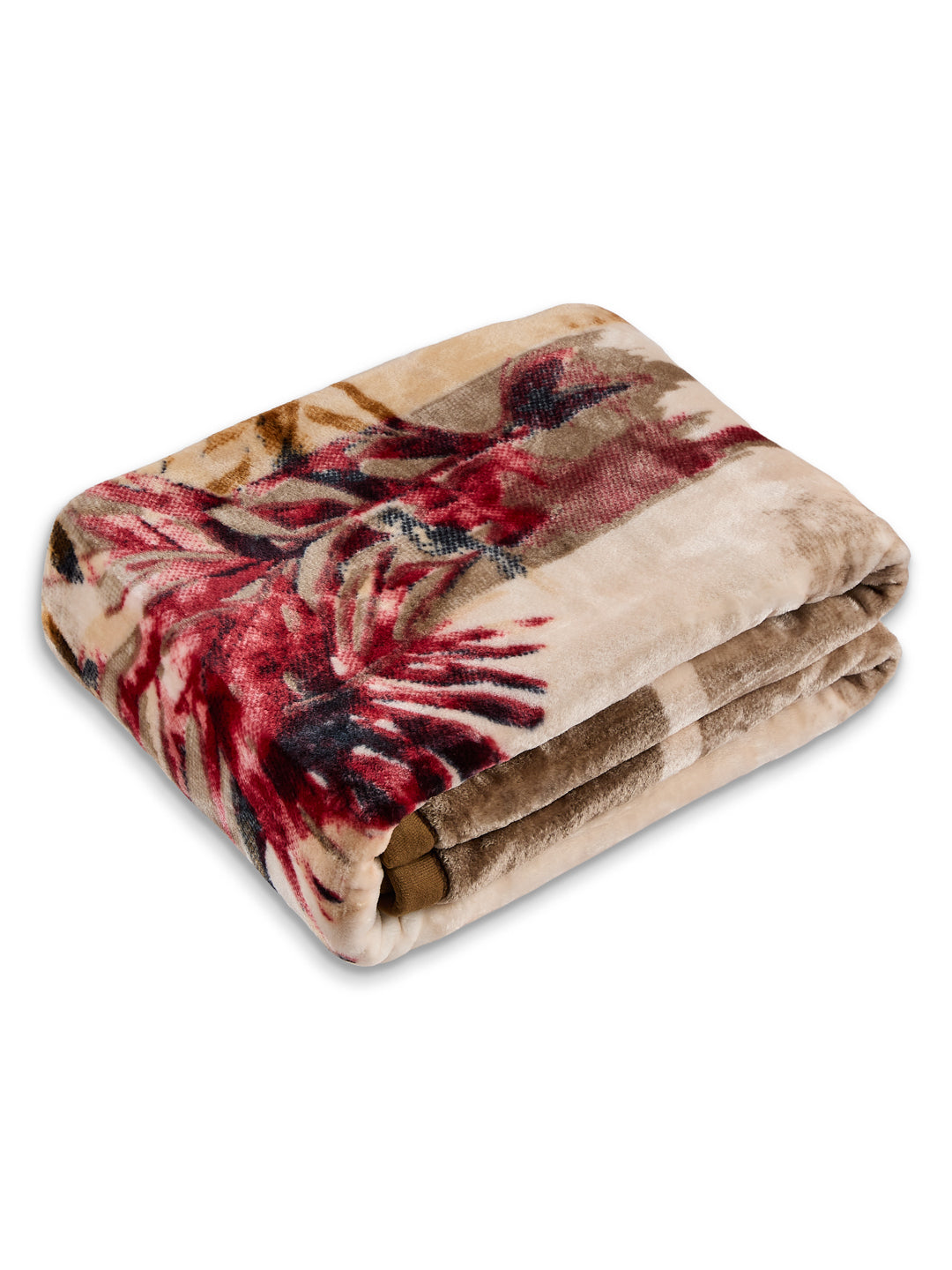 Printed Single Bed 1 Ply 580 GSM Blanket for Winter (Relations), Weight 1.9 kg