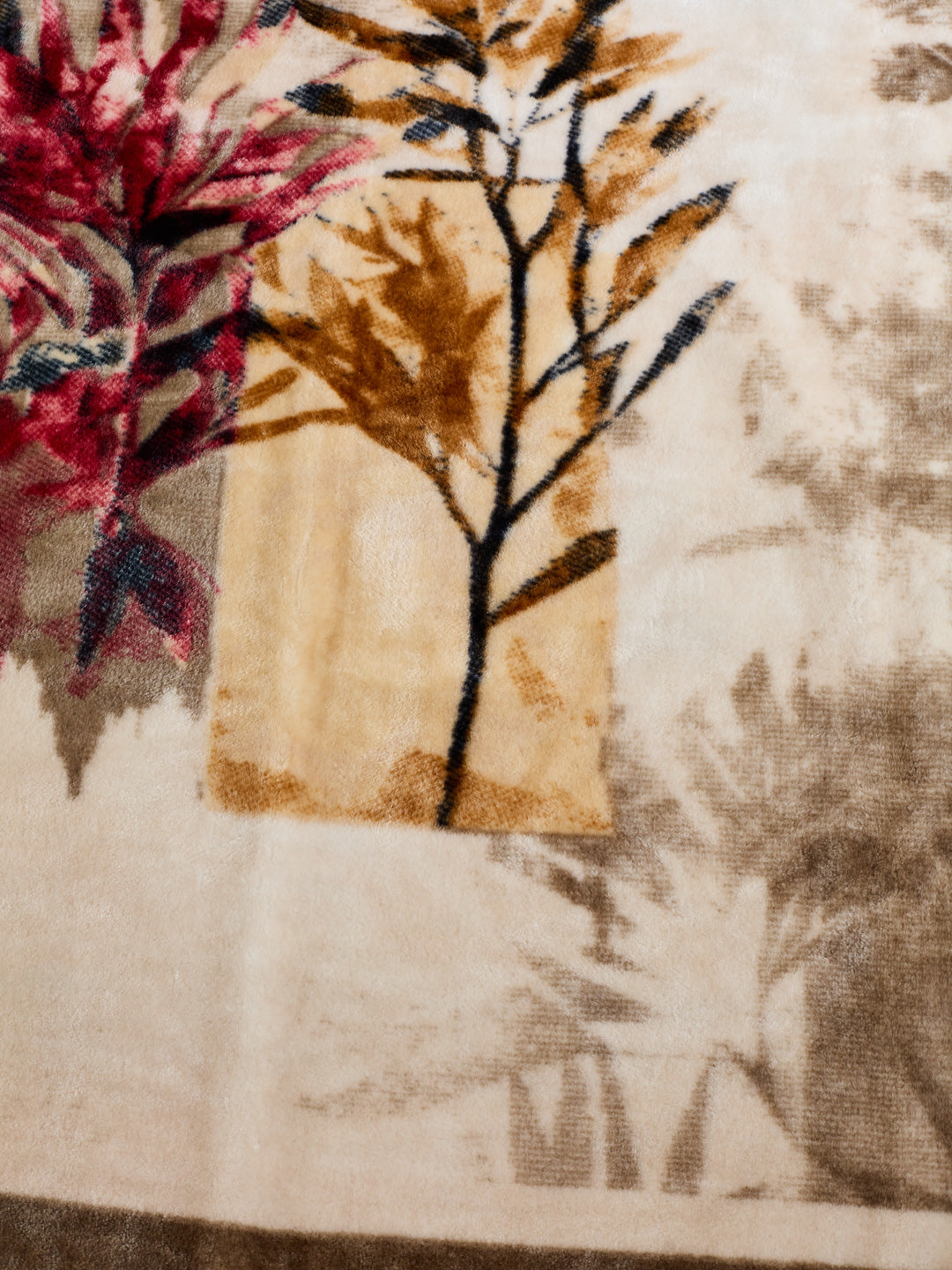 Printed Single Bed 1 Ply 580 GSM Blanket for Winter (Relations), Weight 1.9 kg