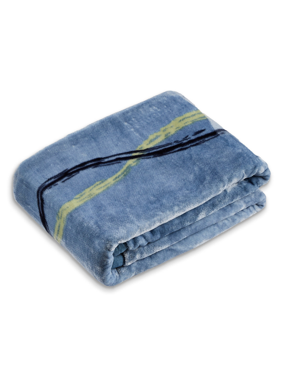 Printed Single Bed 1 Ply 580 GSM Blanket for Winter (Relations), Weight 1.9 kg